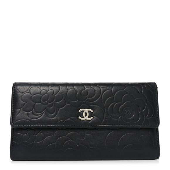 Chanel Lambskin Embossed Camellia Large #242504C79B